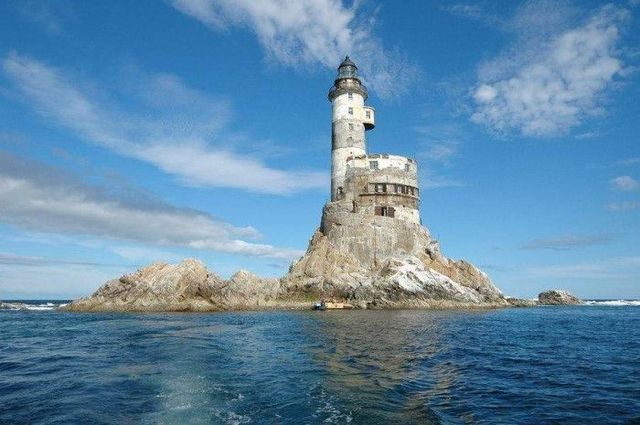 Abandoned Russian nuclear polar lighthouses