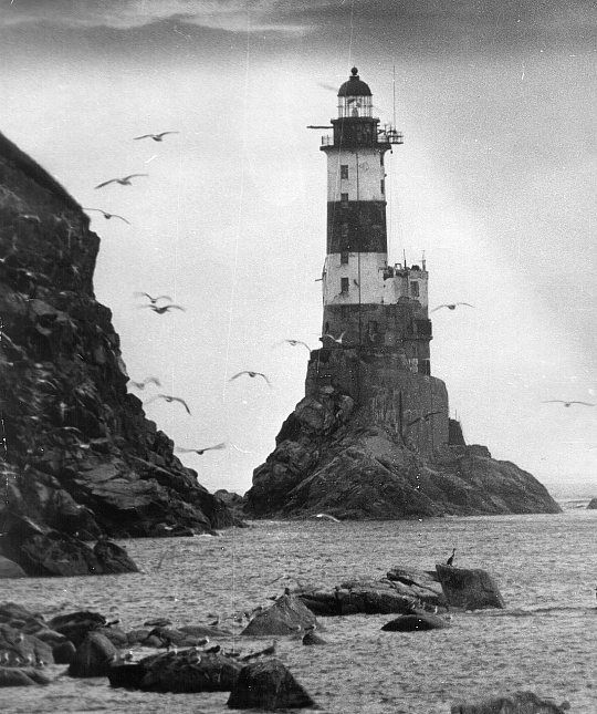 Abandoned Russian nuclear polar lighthouses