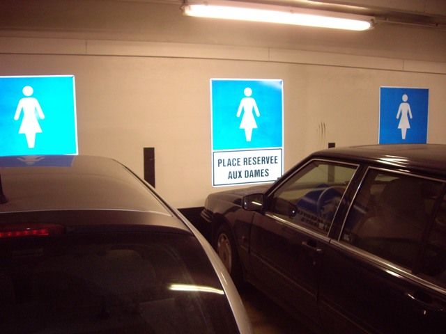 Parking places for the ladies (3 pics)