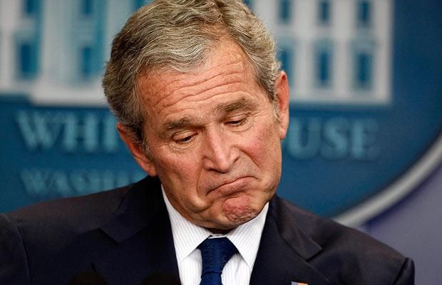 Facial expressions of George Bush (29 photos)