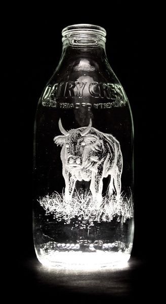 Wow! Milk Bottle Art (33 pics)