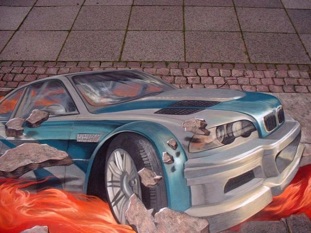 Street 3D paintings (135 pics)
