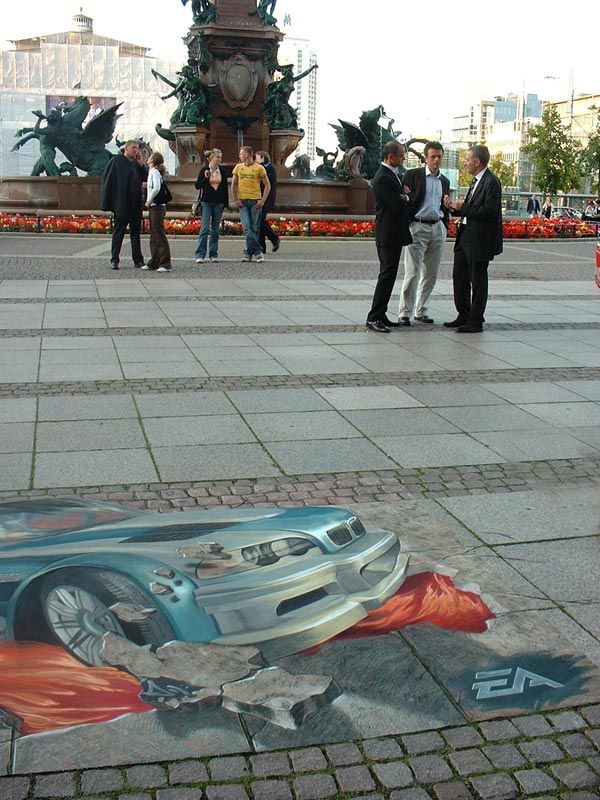 Street 3D paintings (135 pics)