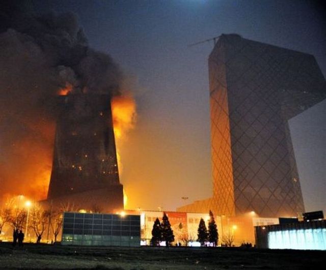 Mandarin Oriental Hotel, the most stunning new landmark in China's capital city burned down! (29 pics)