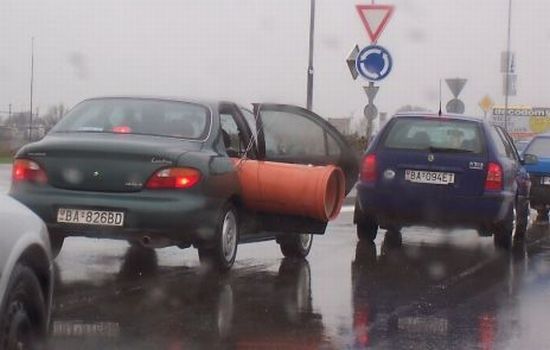 Compilation of stupid or funny moments on the roads (77 pics)
