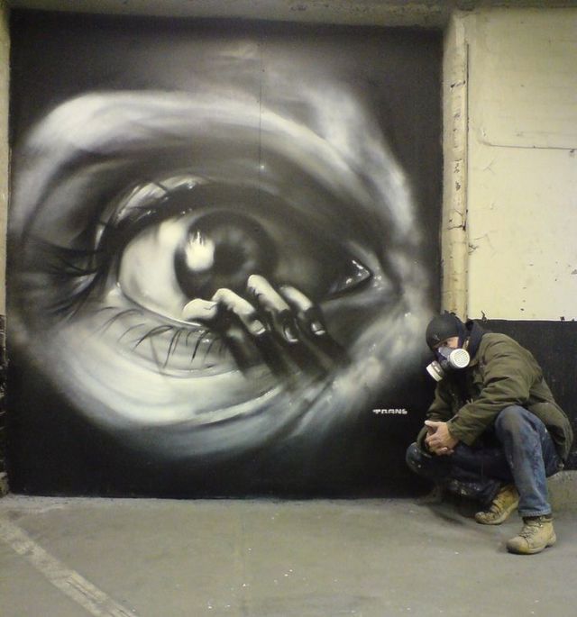 Amazing graffiti of painter TRANS (61 pics)