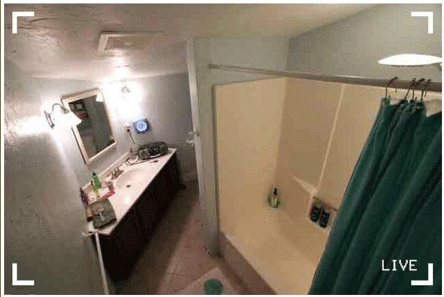 Hidden camera in the bathroom on Big Brother reality show in Germany