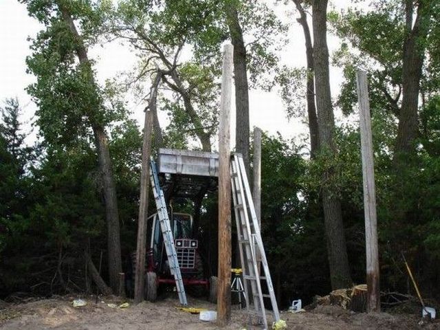 How to make a tree house  (10 photos)