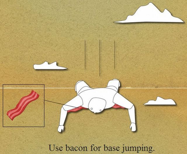 How to use bacon (13 pics)