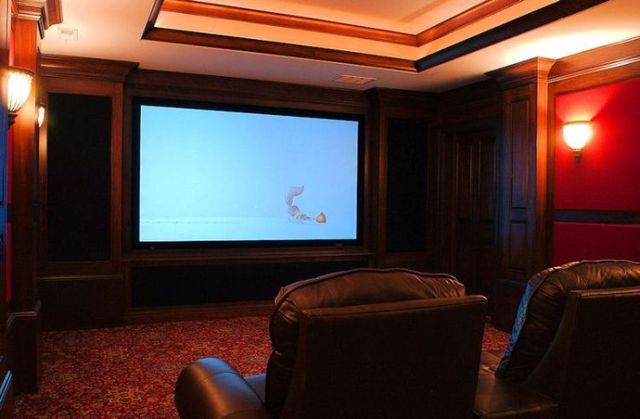 Different styles of home cinema (30 pics)