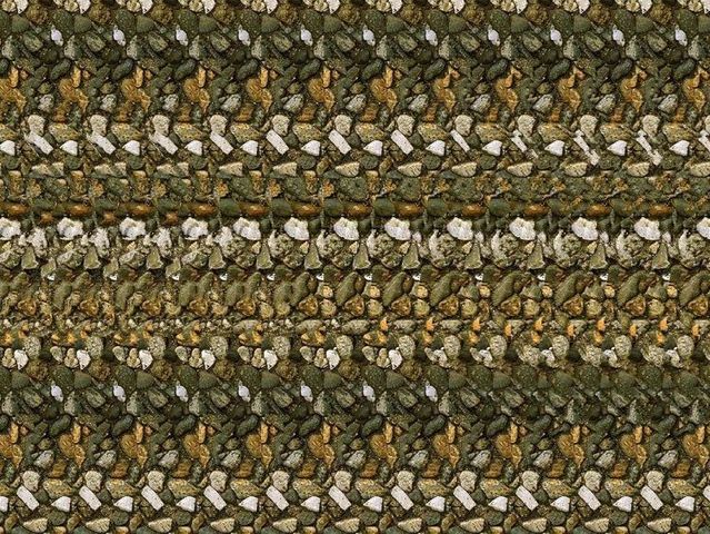 Stereograms to see hidden 3D images (30 pics)