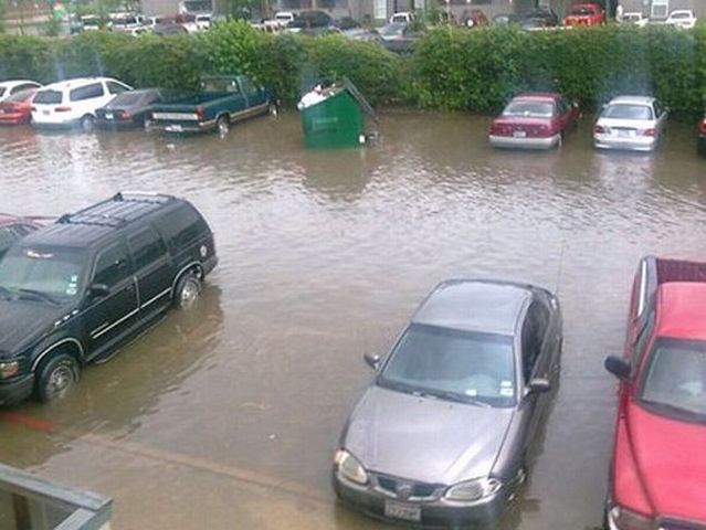 Houston was flooded (15 pics)