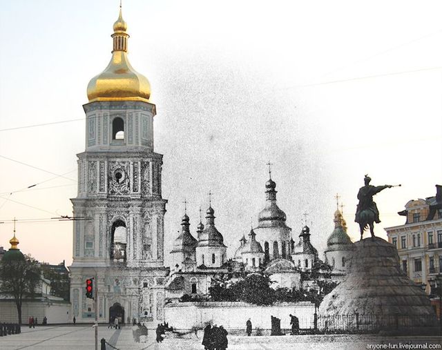 Great superimposed pictures of Kiev (10 pics)