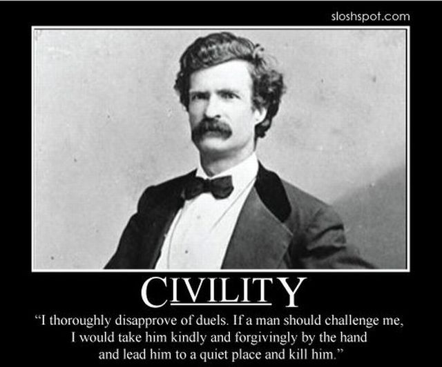 Mark Twain motivational posters (14 pics)