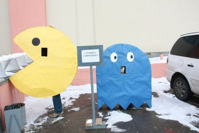 Pac-man in Moscow (15 pics)