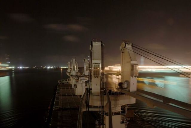Great views from a cargo ship (35 pics)
