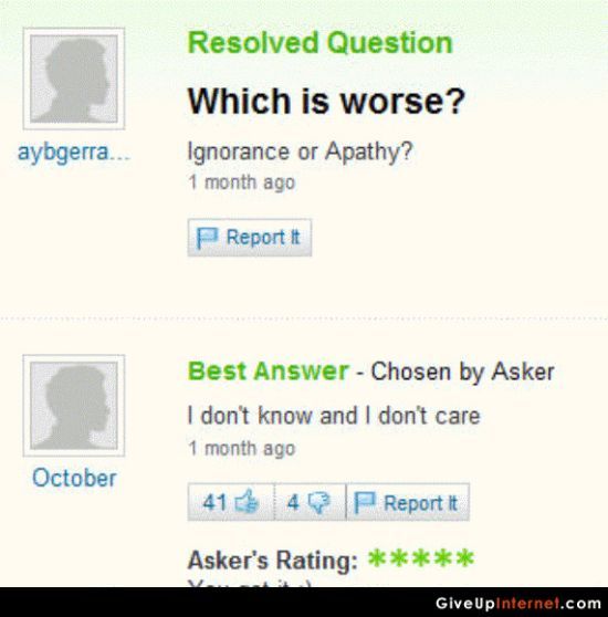 The best from Yahoo answers! (35 pics)