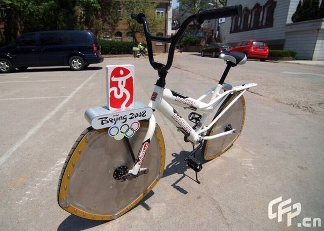 A bicycle was invented in China ... (4 pics)