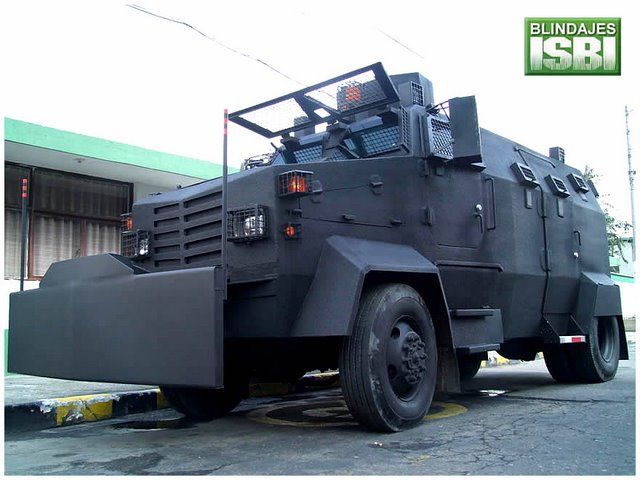 Riot Vehicle with Water Cannon - used in Colombia (12 pics)