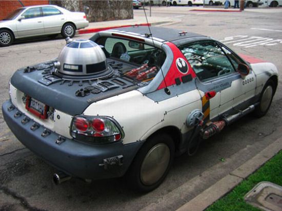 Homemade cars from famous movies (13 pics)
