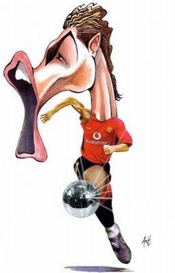 Caricatures of Cristiano Ronaldo (46 pics)