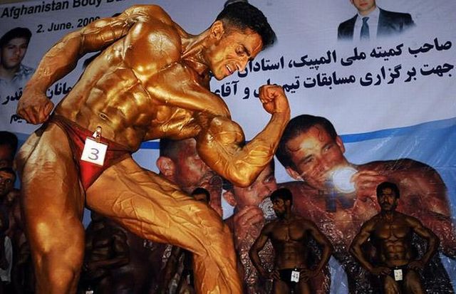 Afghan bodybuilders (14 pics)
