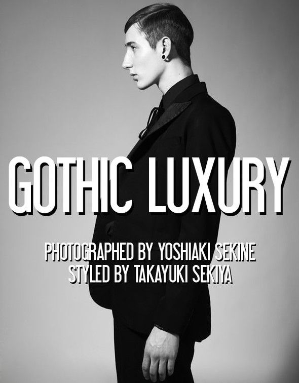 Extravagant and "gothic fashion show” (40 pics)