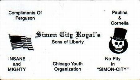 Business cards of Chicago gangs in 70-80’s (32 pics)