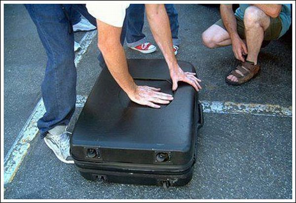 A kart that folds into a suitcase (14 pics)