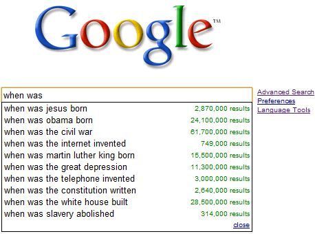 Interesting Google search queries (10 pics)