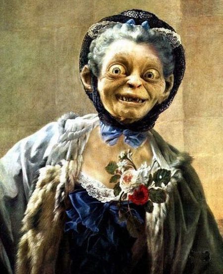 Famous monsters from movies on classic paintings (35 pics) - Izismile.com