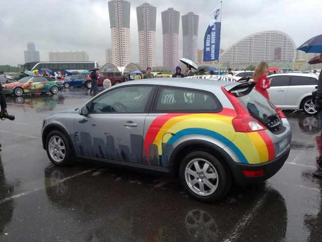 The annual Aerograph festival of painting on cars in Moscow - 2009 edition