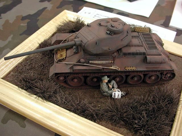 Models of military technology and equipment from the WWII (63 pics)