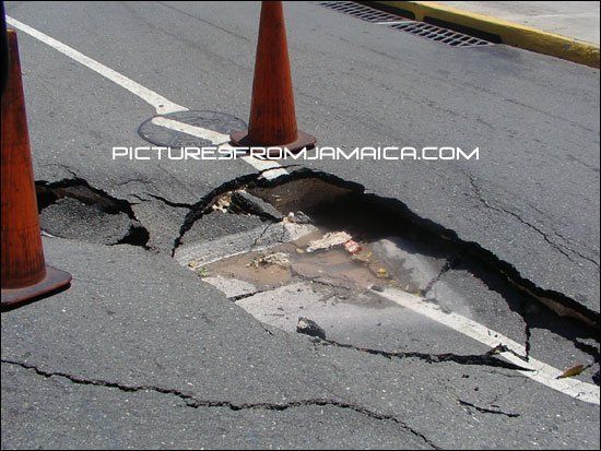 Compilation of dangerous holes in roads (18 pics)