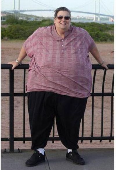 He lost his weight considerably and several years later, he ballooned ...