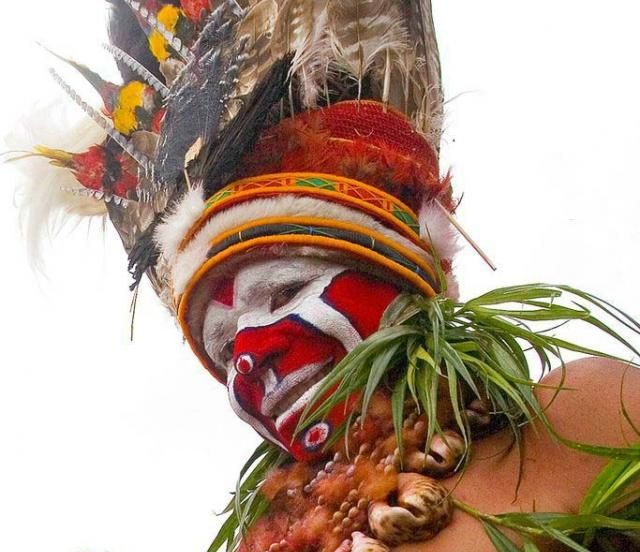 Papuan make-up (18 pics)