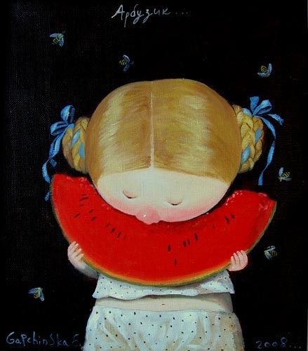 Cute paintings by the Ukrainian artist Evgenia Gapchinska (35 pics)