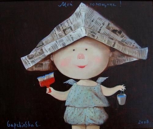 Cute paintings by the Ukrainian artist Evgenia Gapchinska (35 pics)