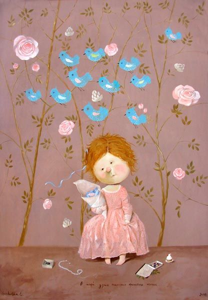Cute paintings by the Ukrainian artist Evgenia Gapchinska (35 pics ...