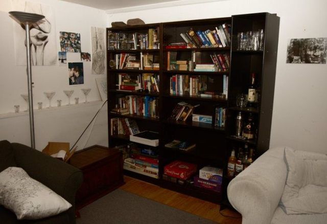 Concealed room behind a bookcase door (7 pics)