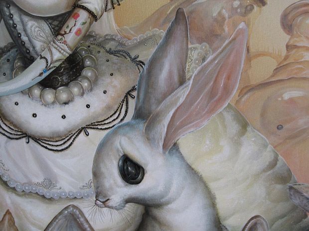 Live painting exhibition of Greg Simkins aka Craola at Gallery 1988 in LA (11 pics)