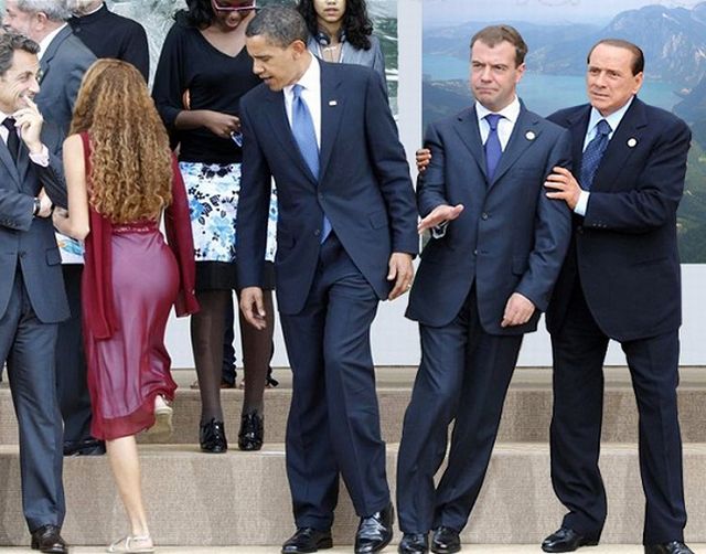Obama and Sarkozy. Boys Will Be Boys (11 pics + 1 video)