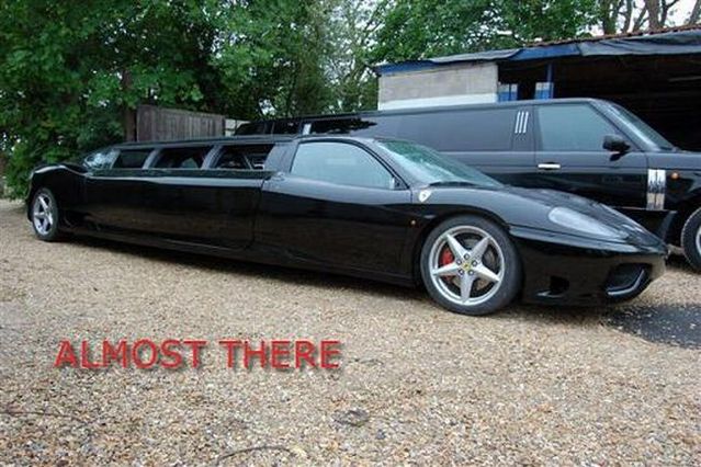 Transformation: from the super car into a limo (16 pics)