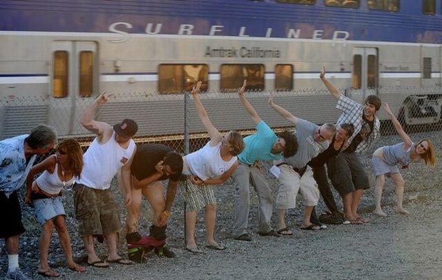 30th annual “Mooning of the Trains” event in Orange County (16 pics)