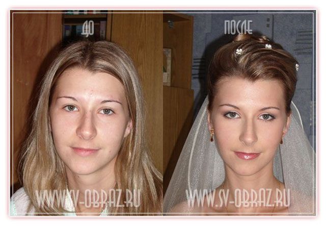 Pictures of brides to be before and after the beauty saloon (27 pics)