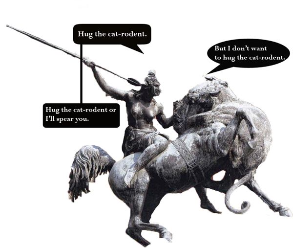 What if horse statues could speak? (7 pics)