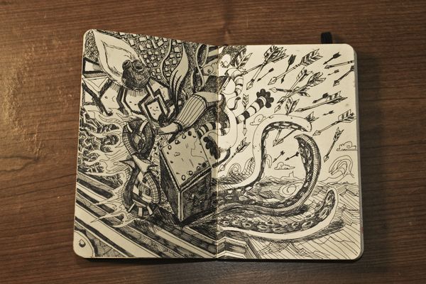 Cool sketchbook by Michael Murdock (15 pics)