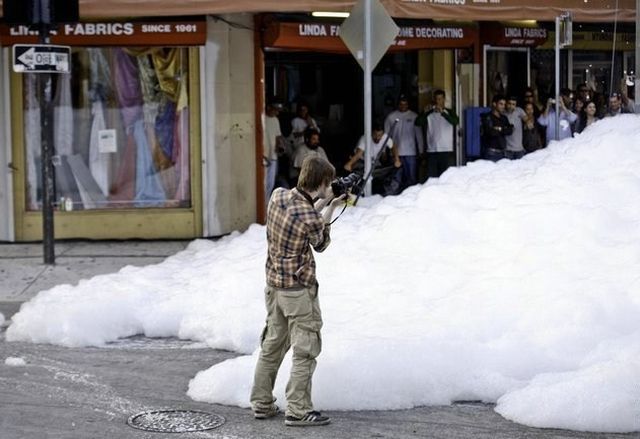When there is a lot of foam (53 pics)
