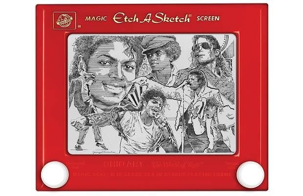 Portraits of stars with Etch a Sketch by George Vlosich (10 pics)