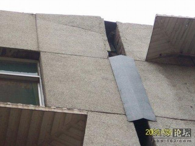 The quality of Chinese house building (15 pics)